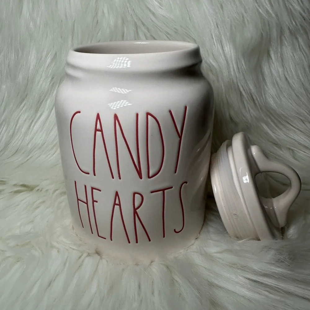 Rae Dunn Candy Hearts Canister - Picture 2 of 4